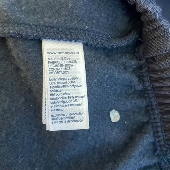 Tommy Hilfiger Women's Pine Logo Funnel Neck - Masters Navy Small - Picture 6 of 7